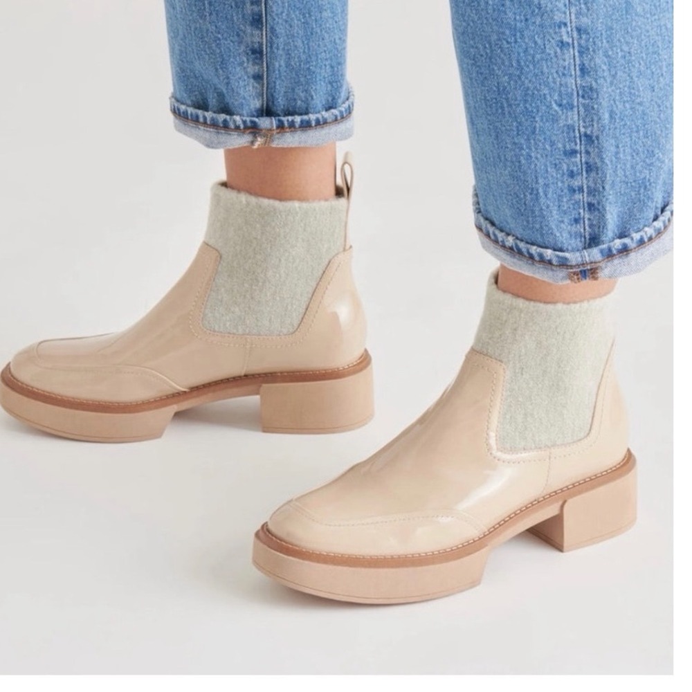 DOLCE VITA SALINE H2O WATERPROOF DUNE PLATFORM BOOTIE - Picture 2 of 9